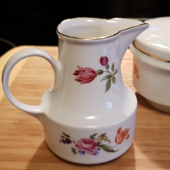 Vintage Henneberg Porzellan sugar & creamer set - Picture 3 of 8